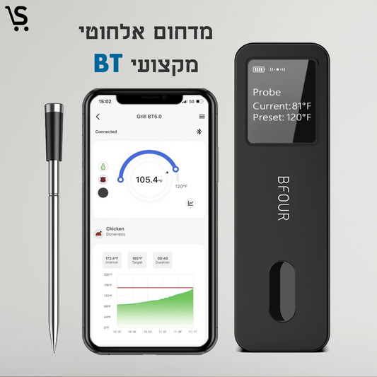 מדחום אלחוטי מקצועי BT